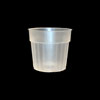 3" Rigid Fluted Clear Orchid Pot