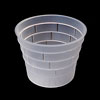 4.5" Slotted Clear Orchid Pots