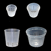 Growers Assortment of Slotted Clear Orchid Pots
